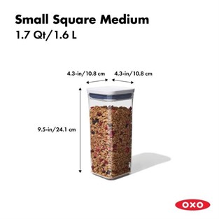 Oxo Pop Container Small Square Medium 1.7 Lt (Orta) OX11233900