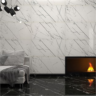 Bien Agatha 60X120 cm Parlak Beyaz Duvar ve Yer Karosu P156XDBA76AX0XPXXW50 (1,44 m2 )