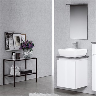 ORKA Panama Banyo Dolabı Takımı Beyaz 50 cm ORKA5000630
