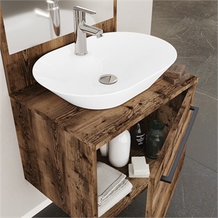 ORKA Parma Banyo Dolabı Takımı Lidya 60 cm ORKA5000645
