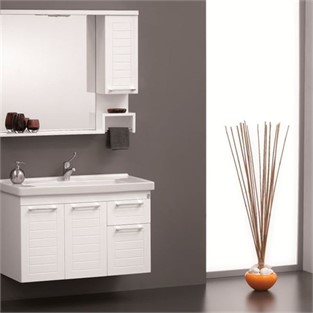 ORKA Perge Banyo Dolabı Takımı Beyaz 100 cm ORKA5002514
