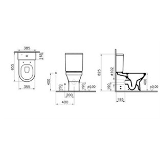 VitrA S50 Rim-ex Duvara Tam Dayalı Klozet 5746L003-0092