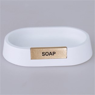 Troy Banyo Seti Beyaz-Altın SBNY125BYA15RS
