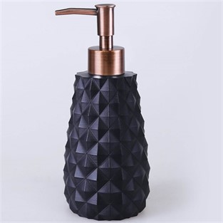 Piramit Banyo Seti Siyah-Bronz SBNY141SBZ15RS