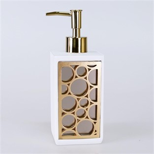 Buble Banyo Seti Beyaz-Altın SBNY142BYA15RS