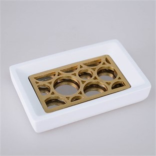 Buble Banyo Seti Beyaz-Altın SBNY142BYA15RS