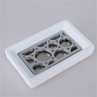 Buble Banyo Seti Beyaz-Gümüş SBNY142BYG15RS