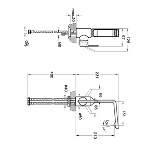 Artema Suit L Lavabo Bataryası Altın A4247023