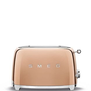 Smeg Linea 50's Retro Style Bakır 2x1 Dilimli Ekmek Kızartma Makinesi TSF01RGEU SMGTSF01RGEU