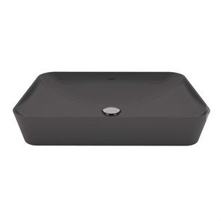 Creavit Ultra Dikdörtgen Çanak Lavabo 60 cm Antrasit UL060-00AM00E-0000