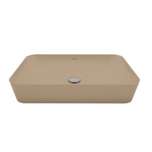 Creavit Ultra Dikdörtgen Çanak Lavabo 60 cm Cappucino UL060-00CM00E-0000