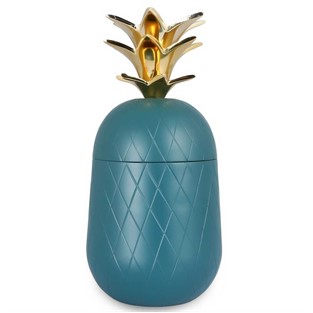 Vitale Zümrüt Ananas Dekoratif Obje 13x30 cm AK.HI0001-Y