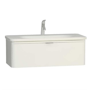 VitrA Nest Trendy Lavabo Dolabı 100 cm Tek Çekmeceli Parlak Beyaz 56439