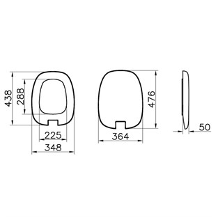 VitrA Plural Klozet Kapağı Mat Bej 126-020-009