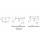 VitrA Metropole Çanak Lavabo Dikdörtgen, 60x40 cm Beyaz 7535B003-0673