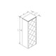 ORKA Dream Boy Dolabı Parlak Antrasit 40 cm ORKA3000605