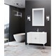 ORKA Adria Banyo Dolabı Takımı Mat Beyaz Krom 120 cm ORKA5000010
