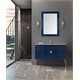 ORKA Adria Banyo Dolabı Takımı Mat Lacivert Altın 100 cm ORKA5000005