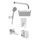 Artema Flow Square Ankastre Banyo Seti Krom A49322