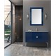 ORKA Adria Banyo Dolabı Takımı Mat Lacivert Krom 100 cm ORKA5000004