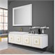 ORKA Style Banyo Dolabı Takımı Beyaz Altın 160 cm ORKA5000771