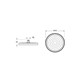 Artema Core Round Duş Başlığı 1F 250 mm Mat Siyah A4591236
