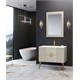 ORKA Adria Banyo Dolabı Takımı Mat Vizon Altın 100 cm ORKA5000009