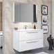 ORKA Nuvola Banyo Dolabı Takımı Parlak Beyaz Lake 100 cm ORKA5000597