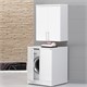 ORKA Perge Çamaşır Makinesi Dolabı Beyaz 70 cm ORKA5000621