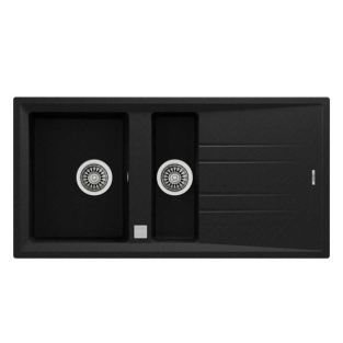 Teka MAESTRO STONE 60 B-TG Bir Büyük Hazne Bir Küçük Hazne ve Damlalıklı Tegranite Eviye 115360010 TK.115360010