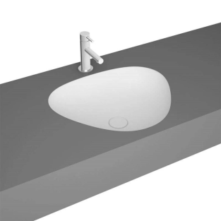 VitrA Plural Üçgen Tezgah Altı Lavabo 47 cm Mat Beyaz 7812B401-1083