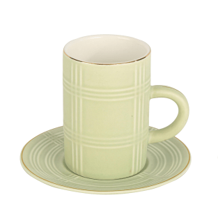 Vitale Çizgi Desenli Yeşil Kupa Takımı MTFK.0104