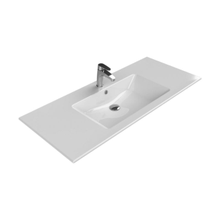 Cerastyle İbiza 121x51 cm Etajerli Lavabo Tek Hazneli