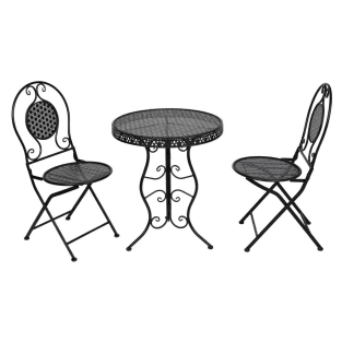 Vitale Paradise İkili Siyah Bahçe Takımı MS.SET99