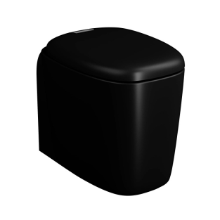 VitrA Plural Rim-ex Yerden Klozet Duvara Tam Dayalı Mat Siyah 7815B483-0090