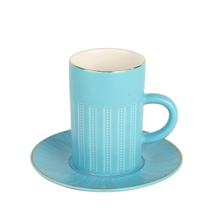 Vitale Nokta Desenli Turkuaz Kupa Takımı MTFK.0093