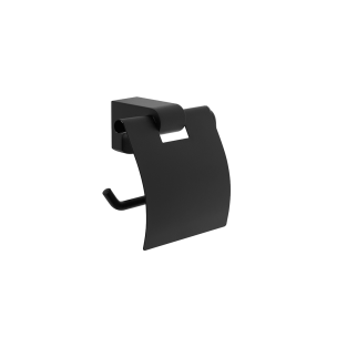 VitrA Base 700 Kapaklı Tuvalet Kağıtlığı Mat Siyah A4407436