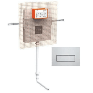 VitrA V-Fix Prime & Root Square Gömme Rezervuar Seti 800-2029