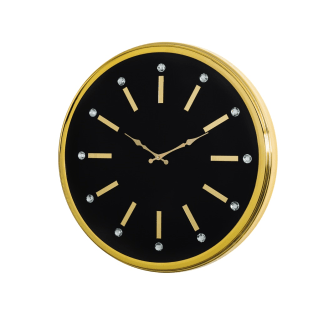 Vitale Taşlı Duvar Saati Gold AK.GLB0008