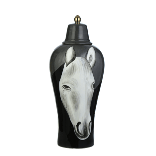 Vitale Atlı küçük Küp 72 cm Siyah AK.WLT0301