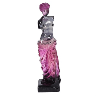 Afrodit Dekoratif Biblo Mor 22x6 cm AK.BRS1412