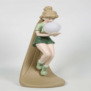 Vitale Rapunzel Yeşil Gece Lambası 34x80 cm AK.KZ0063