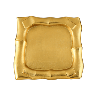Vitale Gold Dekoratif Kare Tepsi 38*38*4 Cm AK.IU0309
