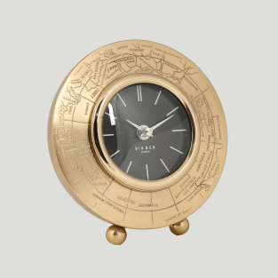 Vitale Metal Gold Yuvarlak Saat 8*17*18 cm