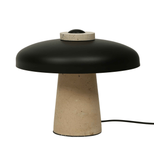 Vitale Light Siyah Mantar Gece Lambası 25*32 cm AY.VTL-0149