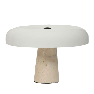 Vitale Light Beyaz Mantar Gece Lambası 32*32 cm AY.VTL-0150