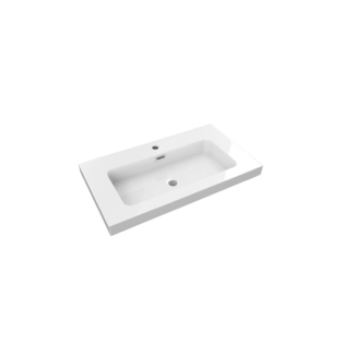 Kobos Omero Etajerli Lavabo Parlak Beyaz 60x45 cm KB4261001