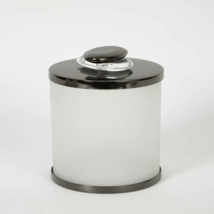 Vitale Volkan Siyah Kavanoz 10*10*18 cm MTFK.0161