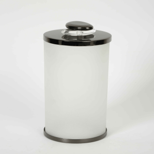 Vitale Volkan Siyah Kavanoz 10*10*27 cm MTFK.0162