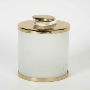 Vitale Volkan Gold Kavanoz 10*10*18 cm MTFK.0180